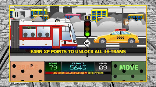 Tram Driver Simulator 2D - city train driving sim screenshot 3