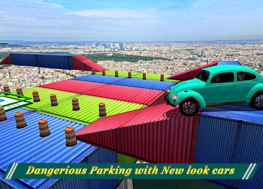 Impossible Sky Tracks Prado Car Parking Simulator screenshot 4