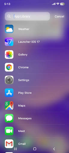Launcher iOS 17 screenshot 12