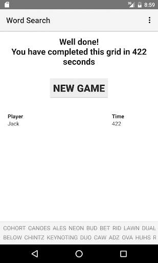 Word Search скриншот 4