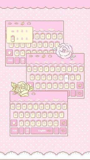 Cute pink Keyboard screenshot 3