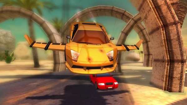 Flying Car Simulator 2017 screenshot 5