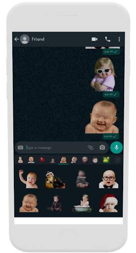 Cute & Funny Babies Stickers | WAStickerApps screenshot 4