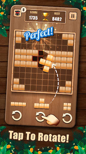 Wooden 100 Block Puzzle screenshot 2