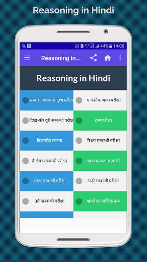 Reasoning in Hindi screenshot 1