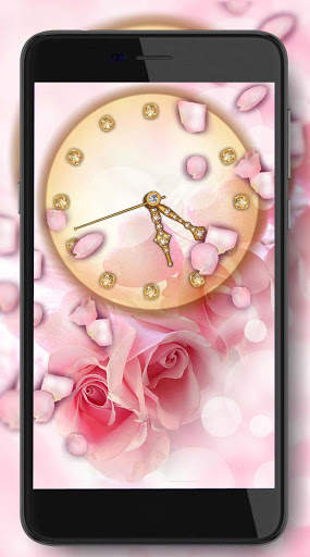 Roses Clock Live Wallpaper screenshot 8