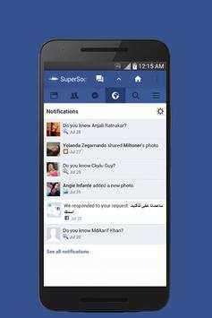 Super Social for Facebook screenshot 3