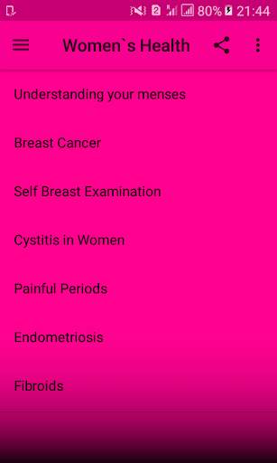Women`s Health screenshot 1