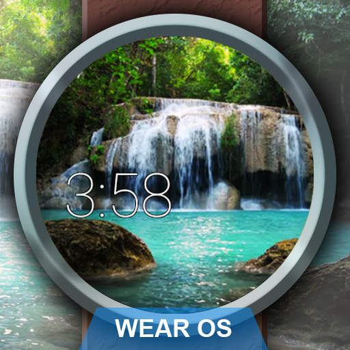 Waterfall Wallpaper Smartwatch Wear OS Watch Faces 3.0.22
