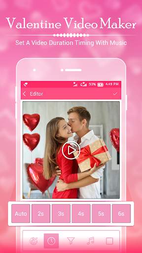 Valentine Video Maker : Love Video Maker 2019 screenshot 3