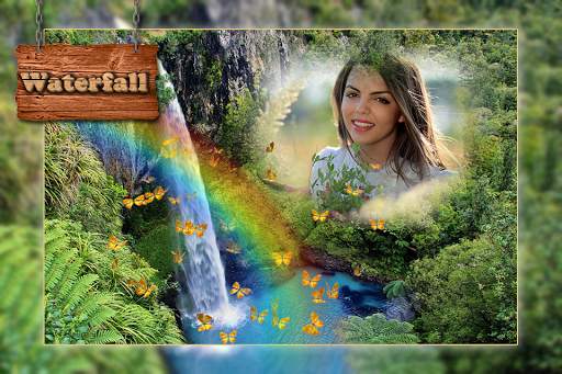 Waterfall Photo Frame 2 تصوير الشاشة