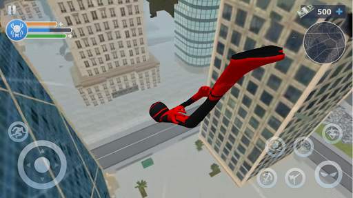 Spider Stickman Rope: Vegas Crime City Hero screenshot 5