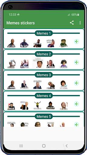 Memes Stickers For WhatsApp screenshot 1