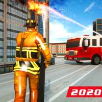 Fire Truck Driving: Helicopter Rescue