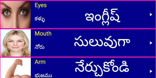 Learn English From Telugu screenshot 1