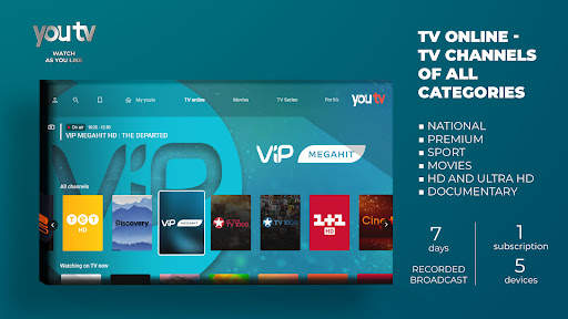 youtv — TV channels and films screenshot 2