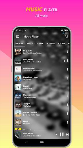 music player screenshot 1
