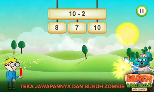 Permainan Matematik vs Undead screenshot 6