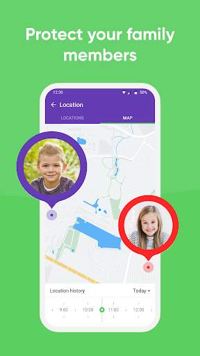 Kidgy - GPS Family Tracker screenshot 1