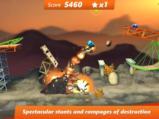 Bridge Constructor Stunts FREE screenshot 12