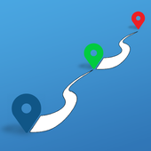 Map and Share أيقونة