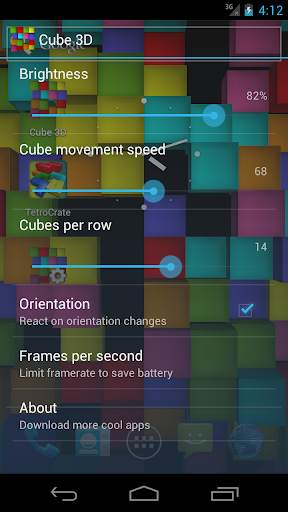 Cube 3D: Live Wallpaper screenshot 6