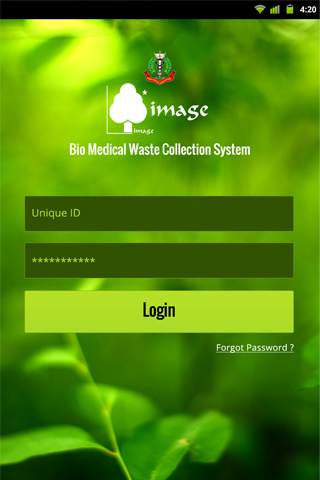 IMAGE Bio.Med.Waste collection app screenshot 1