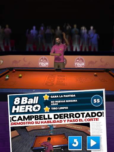 8 Ball Hero – Juego de billar y puzle screenshot 16