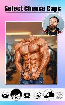 Men Body Builder Photo Editor : SixPack tattoo App screenshot 10