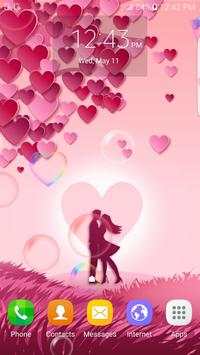 Romantic Love Live Wallpaper screenshot 1