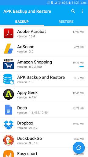 Apk Backup & Restore скриншот 2
