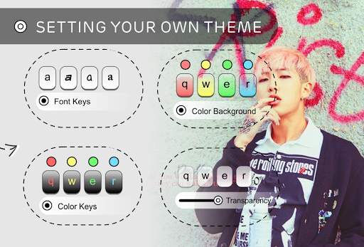 RAP Monster KPOP Theme Keyboard screenshot 3