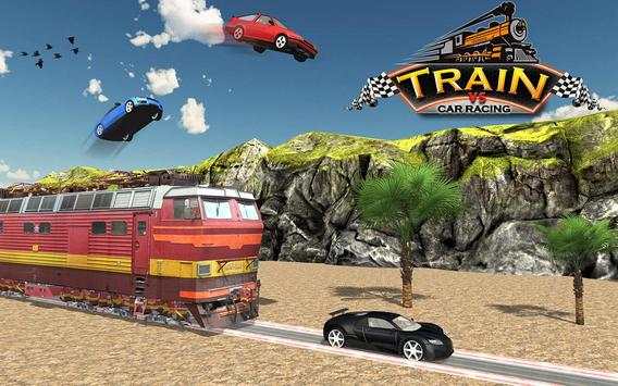 Real Train vs Car Racing 2018 - Car Driving Games screenshot 14