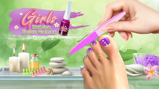Girls Nail Spa Salon Games screenshot 2