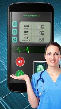 Finger Blood Pressure BP Scanner Calculator Prank screenshot 3