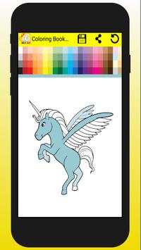 Coloring Book - Unicorn Drawing Game screenshot 4