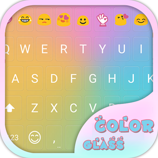 Color Glass Emoji Keyboard icon