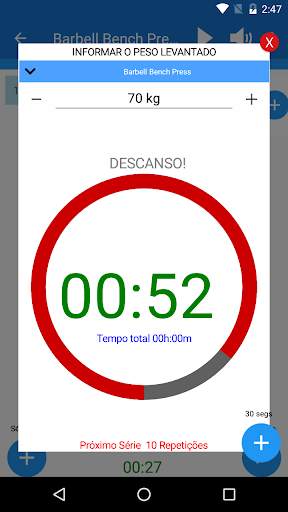 meu Treinamento - Academia e Exercícios screenshot 8