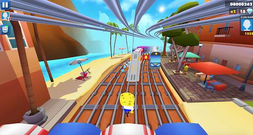 Sponge Neighbor subway runner dash скриншот 1