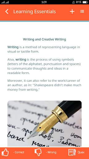 Creative Writing - QuexBook screenshot 13