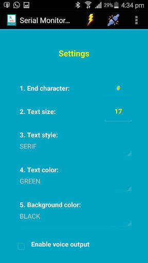 Talking Serial Monitor (FREE) screenshot 5