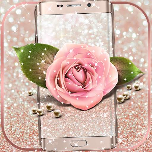 Silver Rose Gold Theme Live Wallpaper 1.2.1