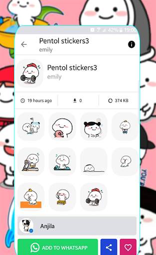 New Pentol stickers Animated for Whatsapp🤩 screenshot 7