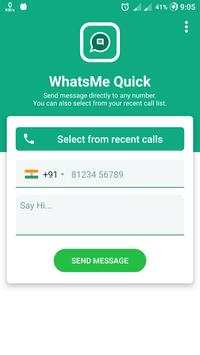 WhatsMe Quick screenshot 1