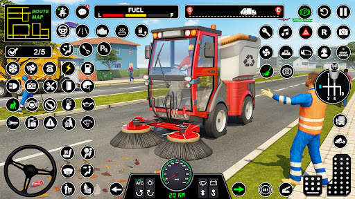 আবর্জনা ট্রাক ড্রাইভিং গেম 3D screenshot 3