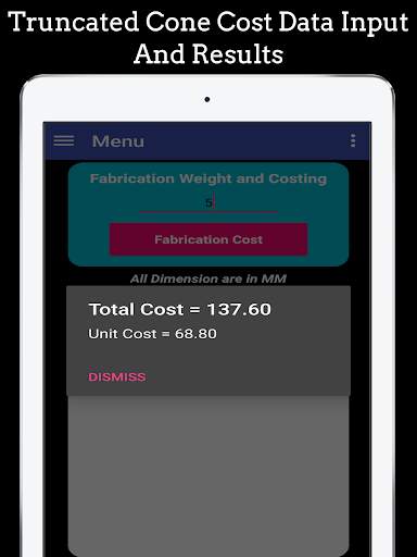 Fabrication Weight & Cost Calc screenshot 13