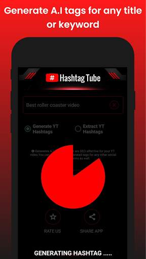 Hashtag Generator for social media - Hashtag Tube screenshot 2
