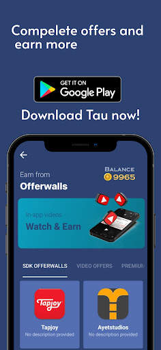 Tau: Earn Money Playing Games स्क्रीनशॉट 8