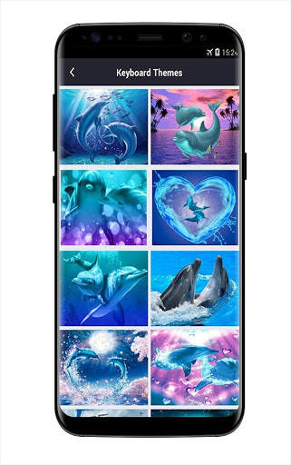 Dolphin Love emoji Keyboard screenshot 8