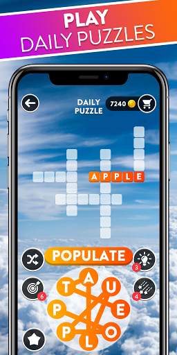 Word Glow: Word Search Puzzle Free - Anagram Games screenshot 3